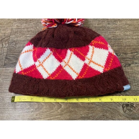Columbia Women’s Argyle Beanie Winter Hat Omni-Heat Insulated Wool Alpaca Blend - Picture 5 of 10